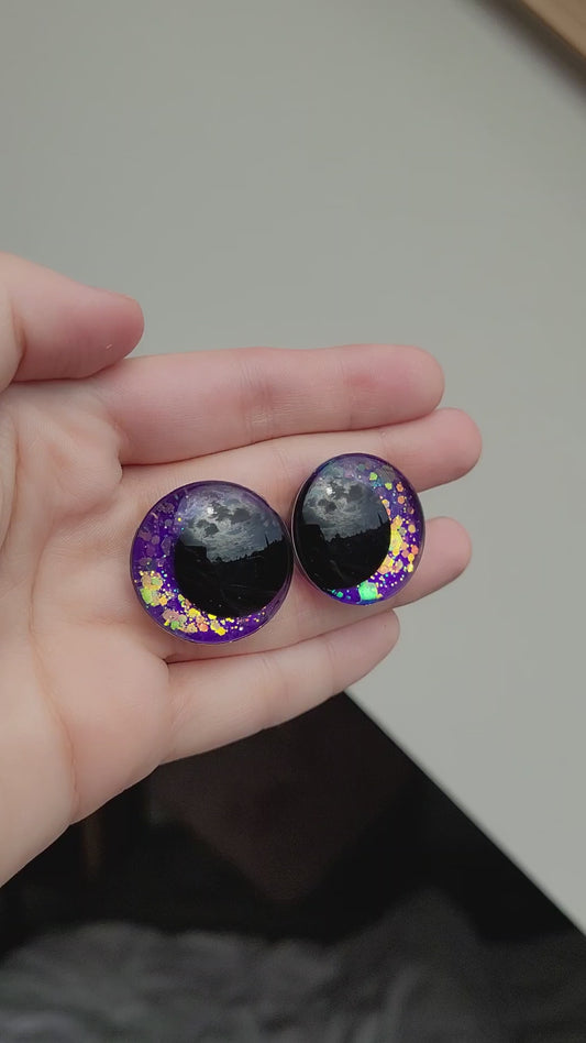 Yeux de sécurité - 25mm - Cosmic Purple