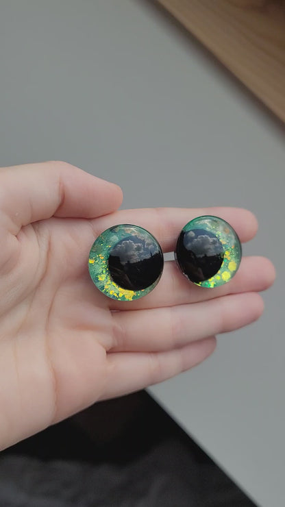 Yeux de sécurité - 25mm - Green Lagoon