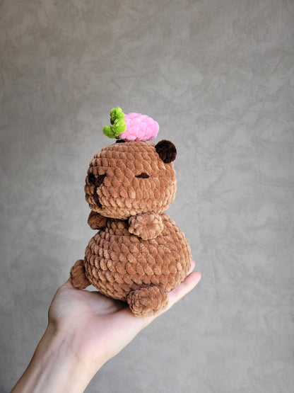 Capybara et sa fraise 🍓
