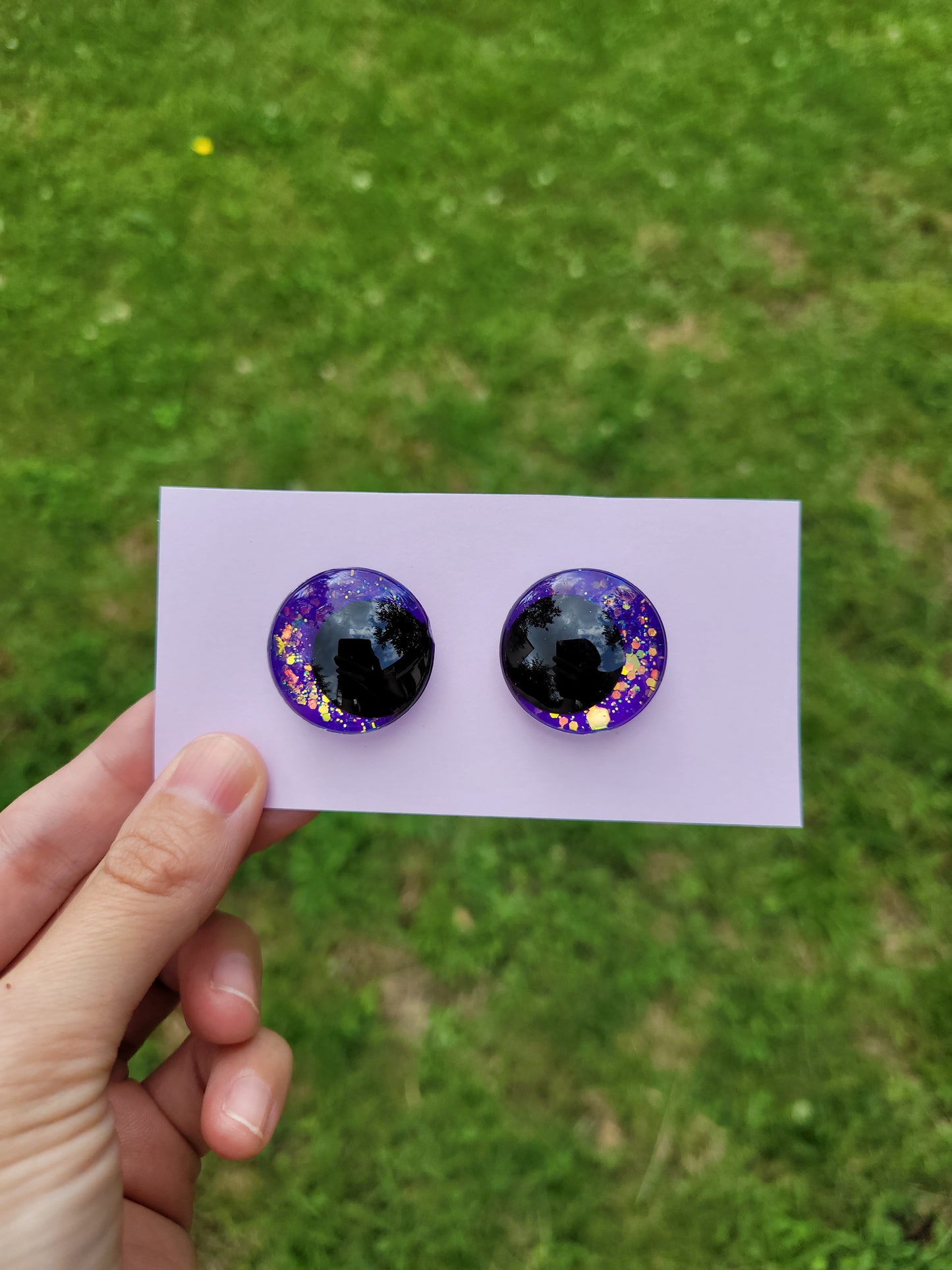 Yeux de sécurité - 25mm - Cosmic Purple