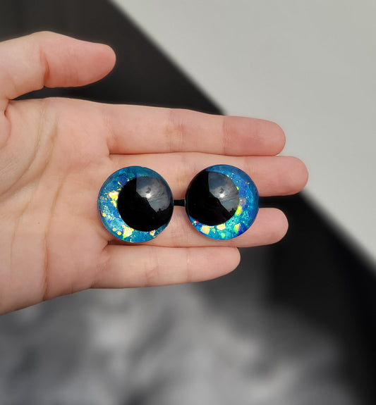 Yeux de sécurité - 25mm - Ice blue