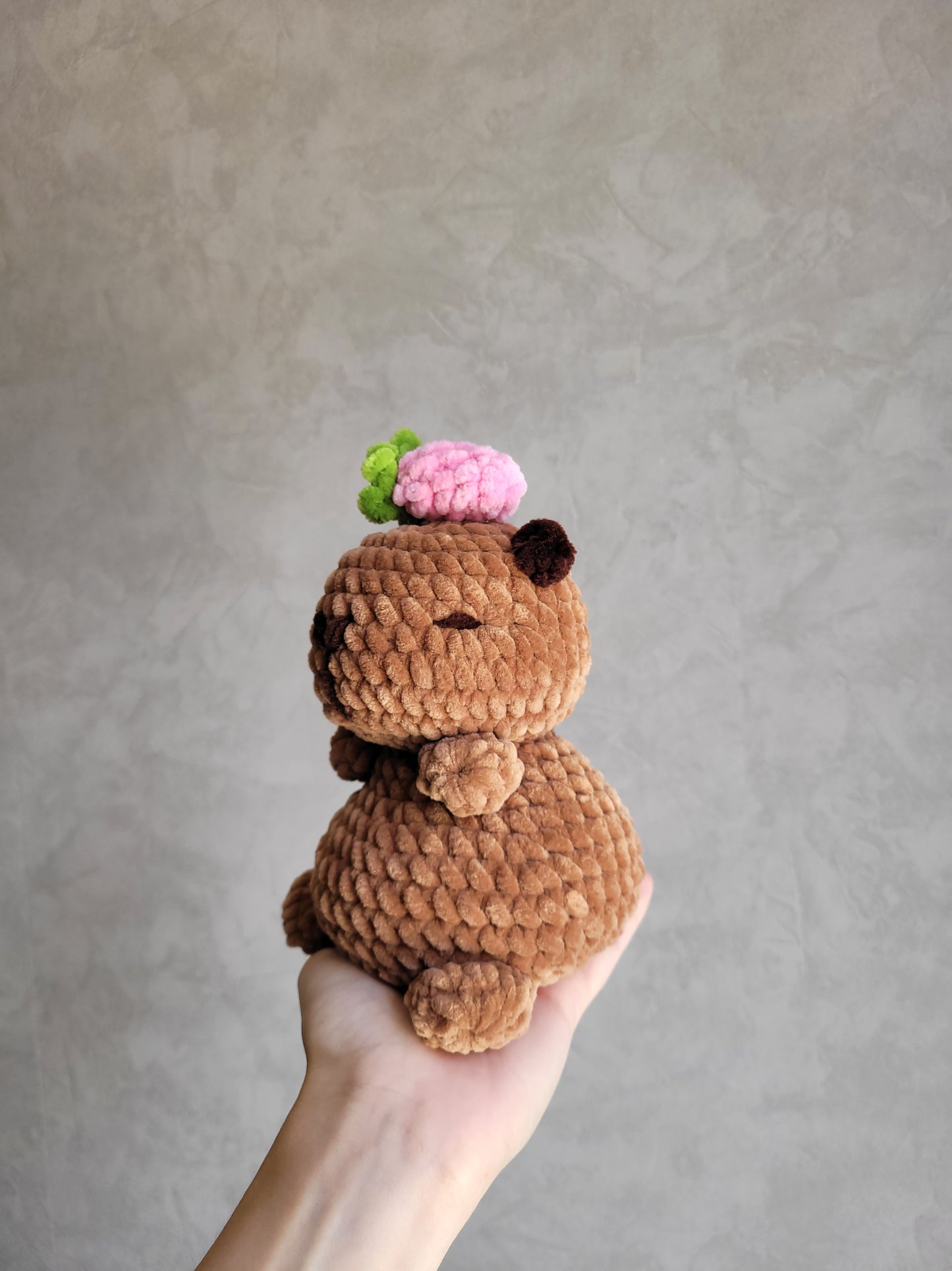 Capybara et sa fraise 🍓