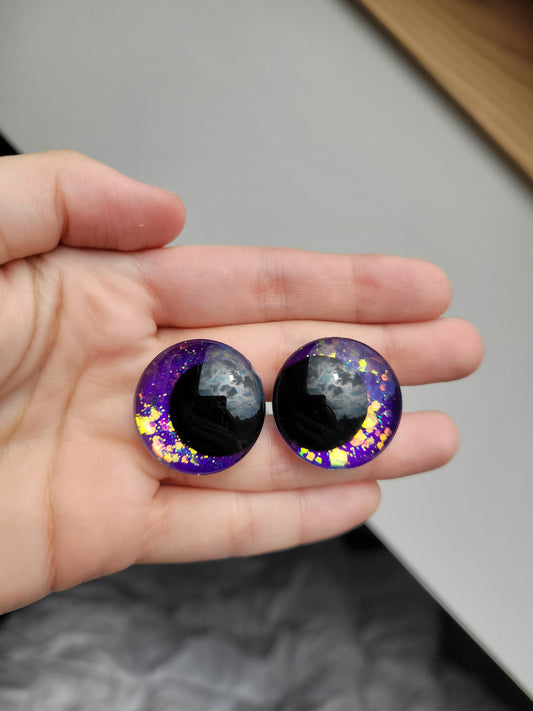 Yeux de sécurité - 25mm - Cosmic Purple