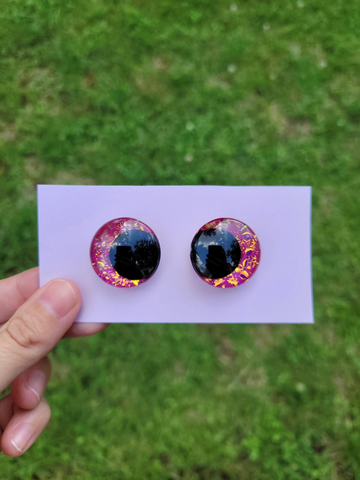 Yeux de sécurité - 25mm - Cosmic Pink