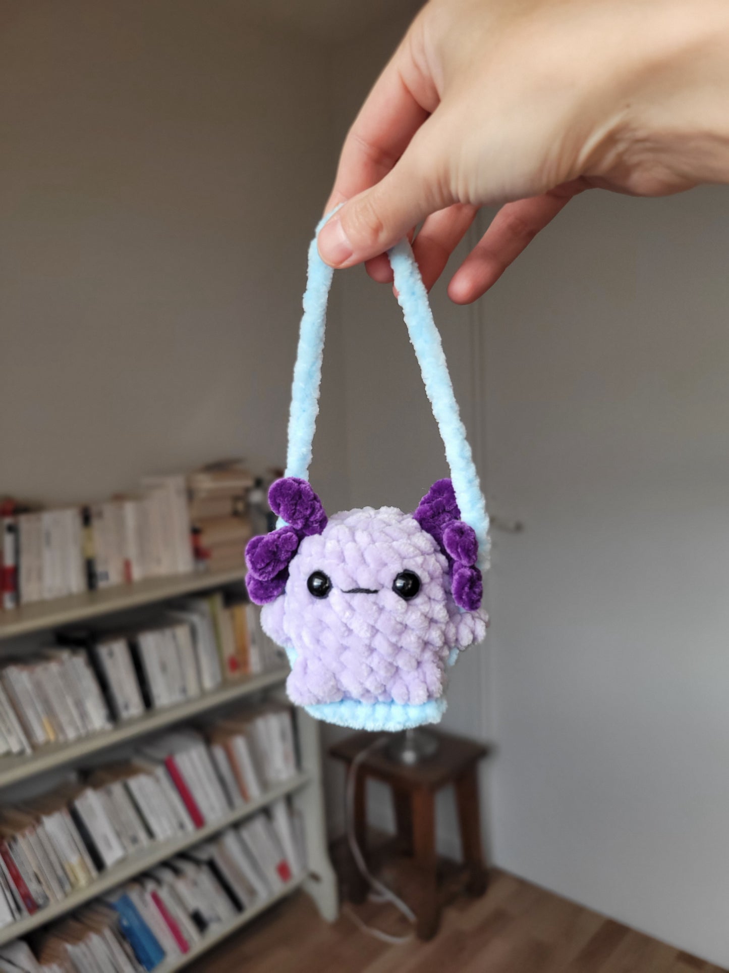 Commande Grinch + Décoration rétroviseur axolotl