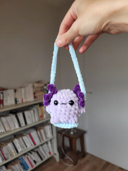 Commande Grinch + Décoration rétroviseur axolotl