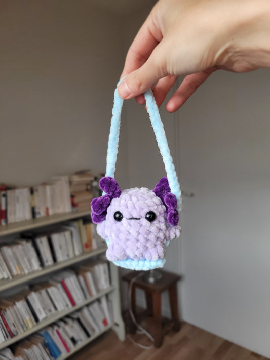 Commande Grinch + Décoration rétroviseur axolotl